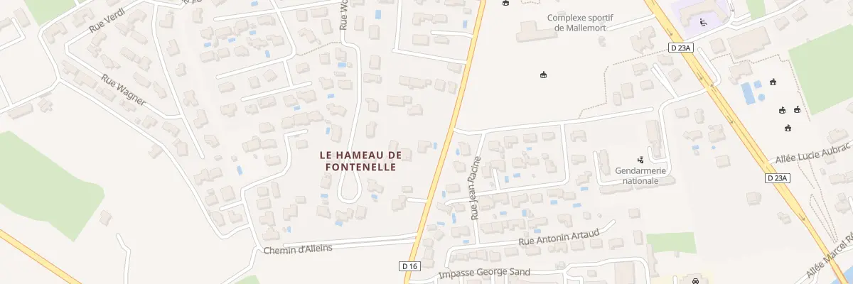 Plan du 5404 Cd 16 Chem d’Alleins à Mallemort