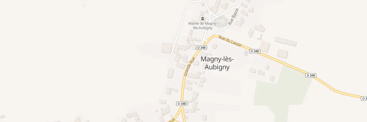 Plan du 5036 Grande Rue à Magny-lès-Aubigny