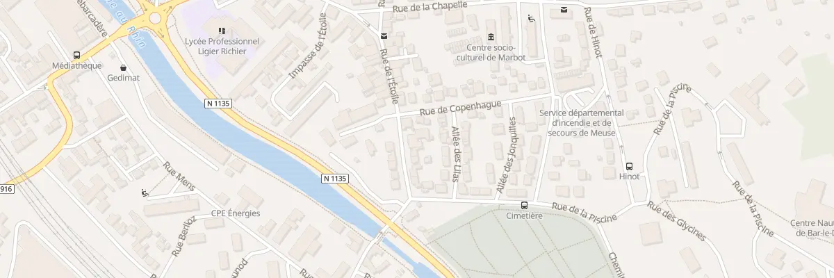 Plan du 40 Rue de l’Etoile à Bar-le-Duc