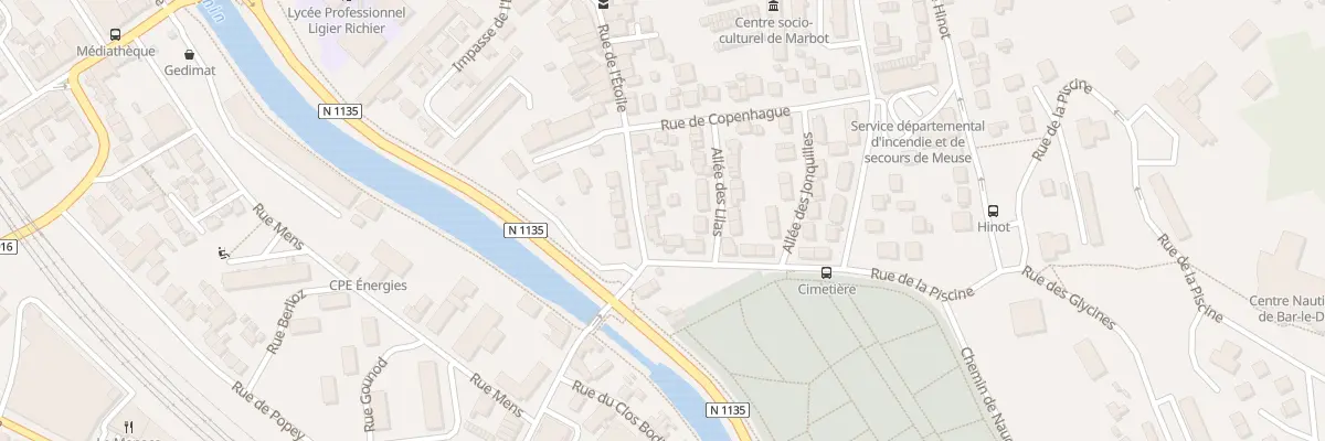Plan du 46 Rue de l’Etoile à Bar-le-Duc