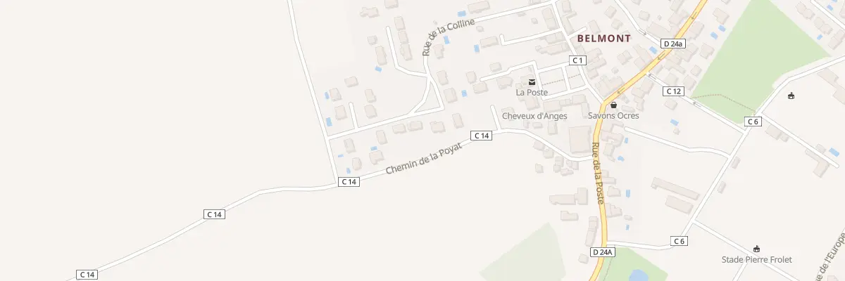 Plan du 12 Rue de la Colline à Chavanoz
