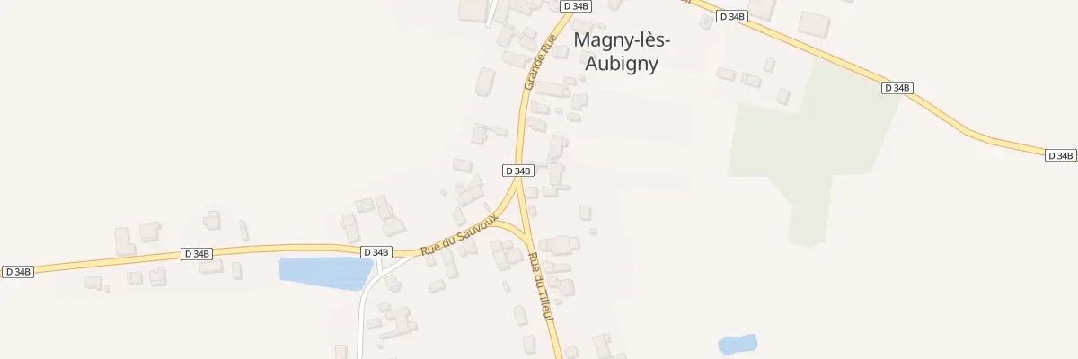 Plan du 5042 Le Village à Magny-lès-Aubigny