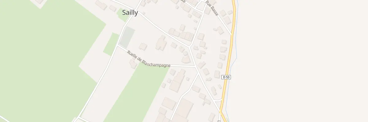 Plan du 33B Rte de Blanchampagne à Sailly