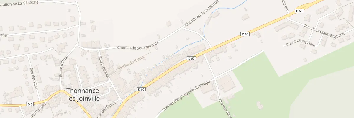 Plan du 144 Rue du Général de Gaulle à Thonnance-lès-Joinville