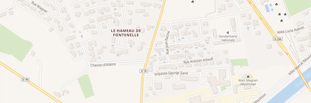 Plan du 84 Rue Jean Racine à Mallemort