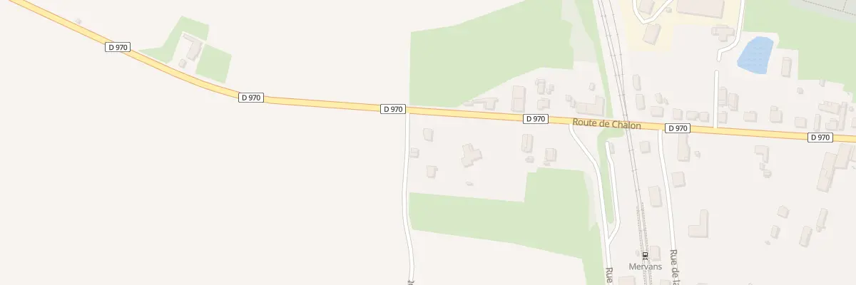 Plan du 1 Rue du Chapoutot à Mervans