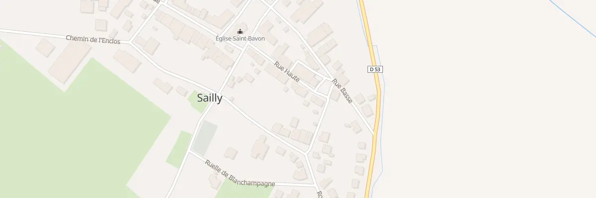 Plan du 55 Rue Haute à Sailly