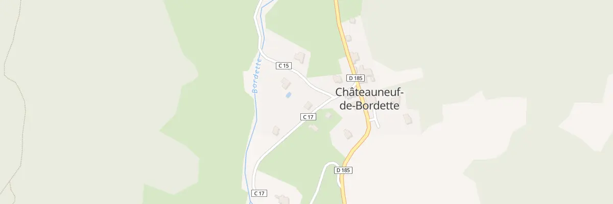 Plan du 5055 Les Gleizes à Châteauneuf-de-Bordette