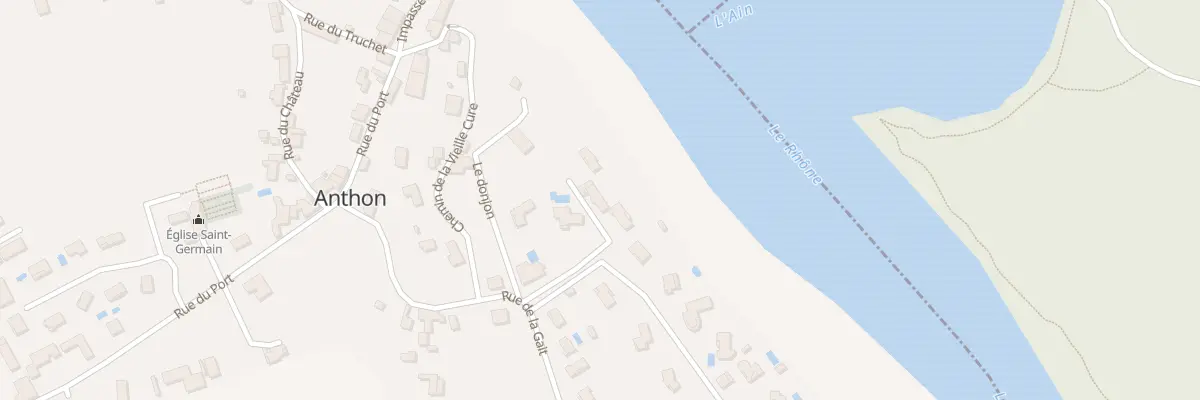 Plan du 11 Rue de la Gait à Anthon