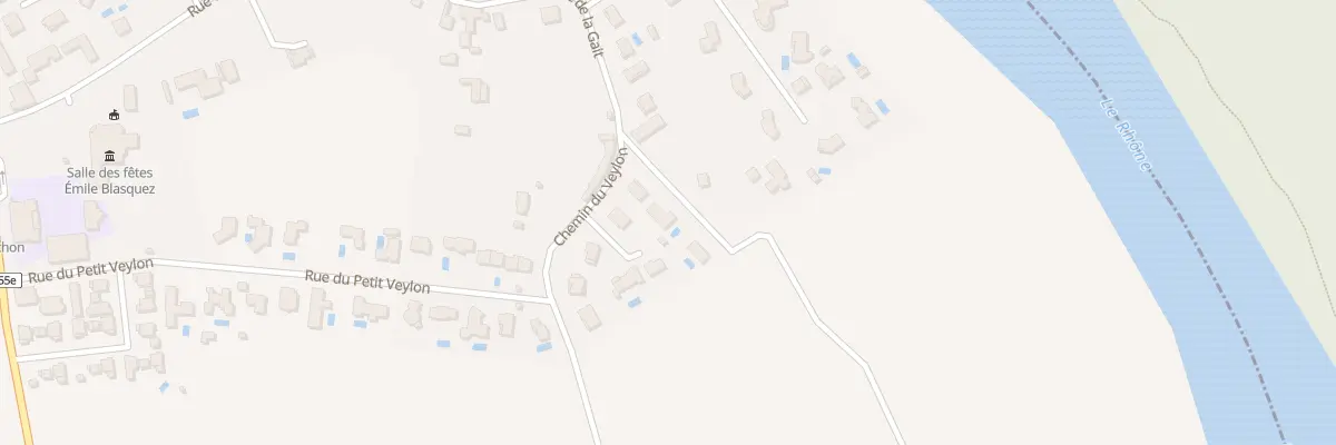 Plan du 30 Rue de la Gait à Anthon