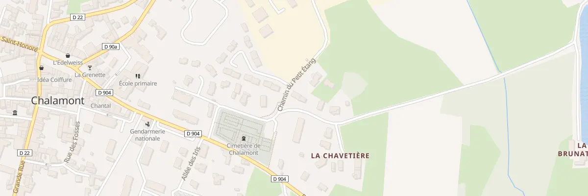 Plan du 5298 Che de la Chavetière à Chalamont