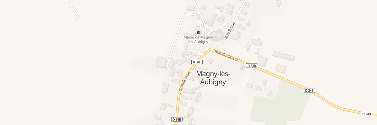 Plan du 4 Gr Grande Rue à Magny-lès-Aubigny