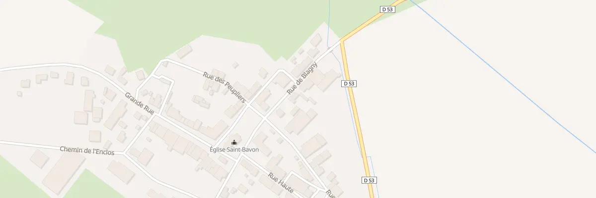 Plan du 6 Rue de Blagny à Sailly