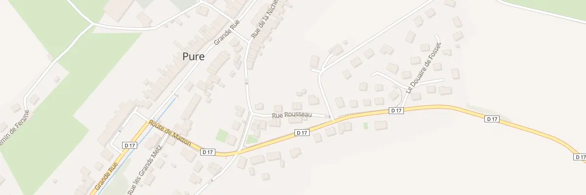 Plan du 6 Rue Rousseau à Pure