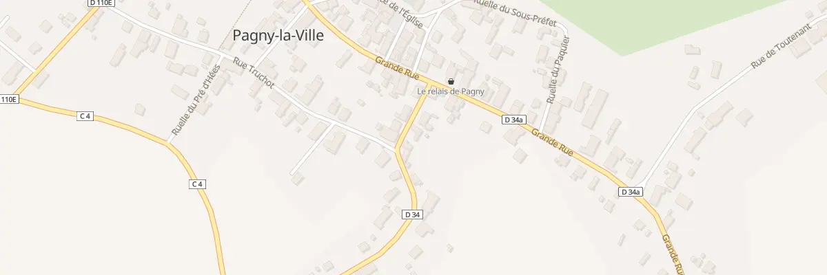 Plan du 5 Rue de la Croix de Mission à Pagny-la-Ville