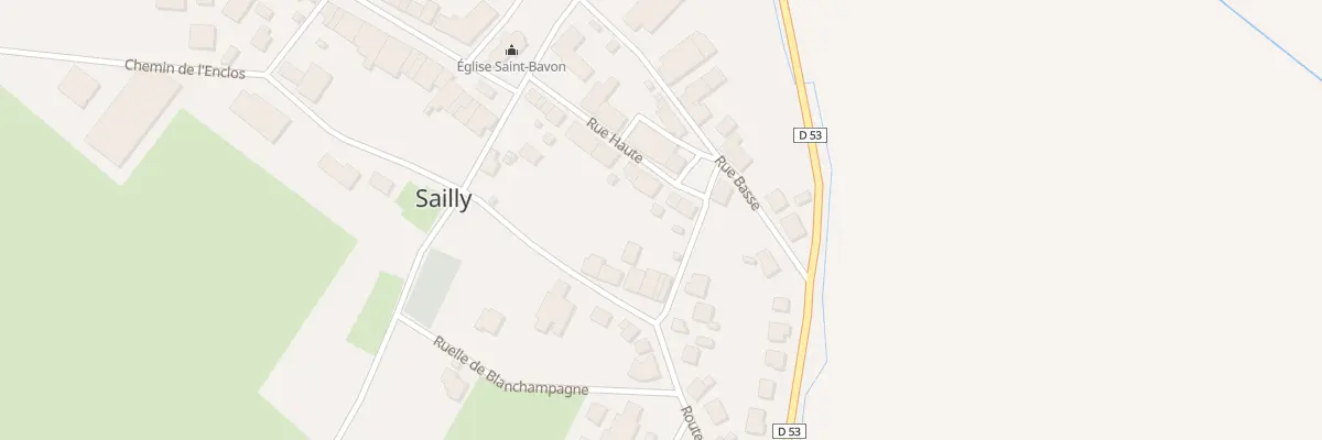 Plan du 56 Rue Haute à Sailly