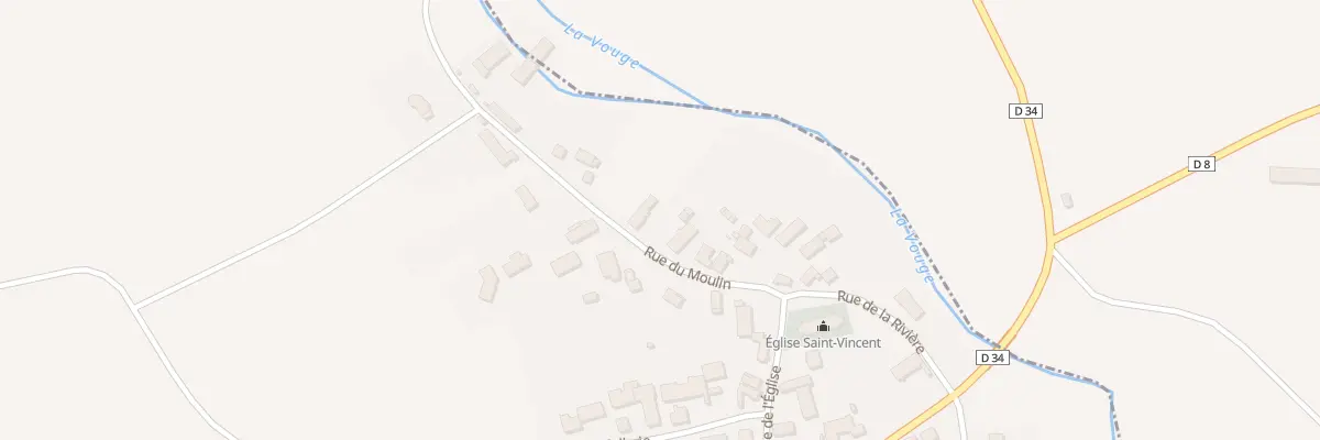 Plan du 16 Rue du Moulin à Aubigny-en-Plaine