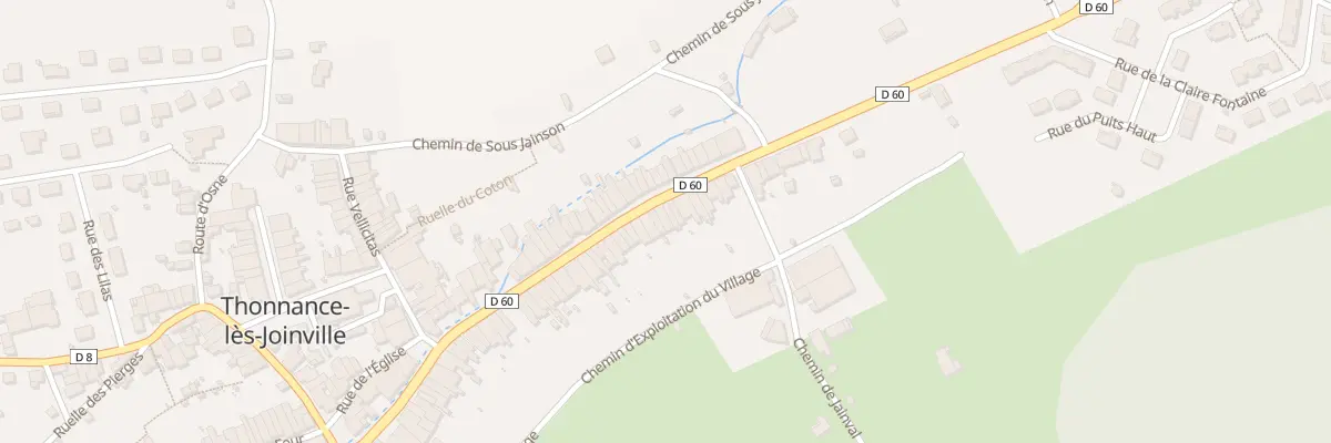 Plan du 175 Rue du Général de Gaulle à Thonnance-lès-Joinville