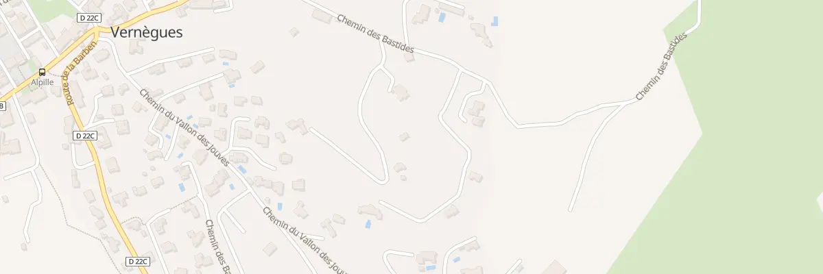 Plan du 5004 Les Jas à Vernègues