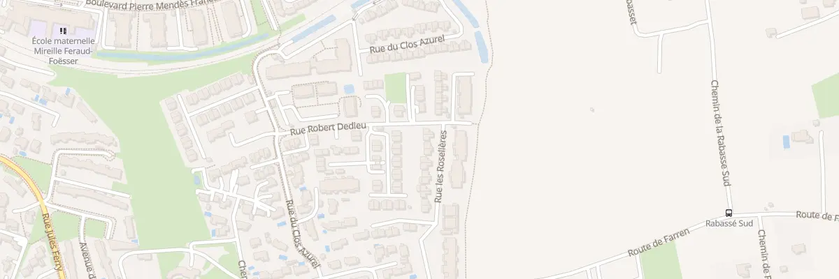Plan du 33 Rue des Roselieres à Châteauneuf-les-Martigues