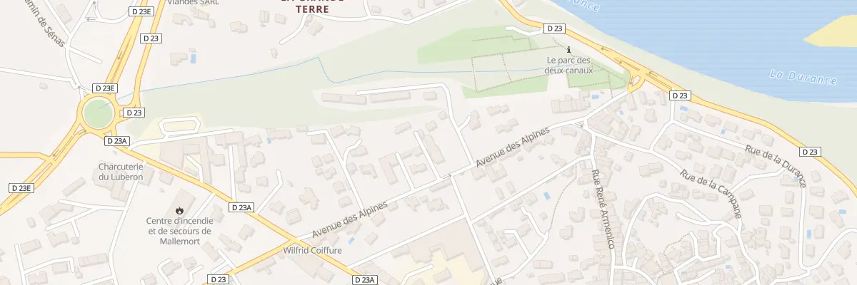 Plan du 11C Av des Alpines à Mallemort