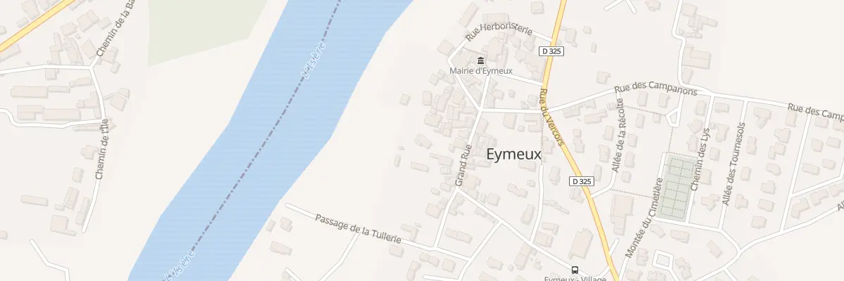 Plan du 100 Grand’Rue à Eymeux