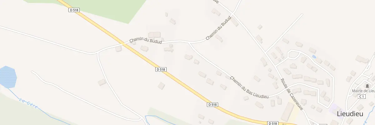 Plan du 9005 Bas Lieudieu à Lieudieu