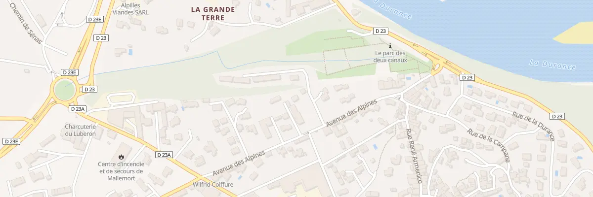Plan du 11B Av des Alpines à Mallemort