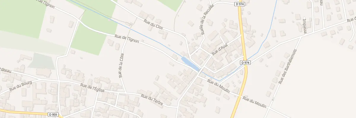 Plan du 2 Rue de l’Ignon à Til-Châtel