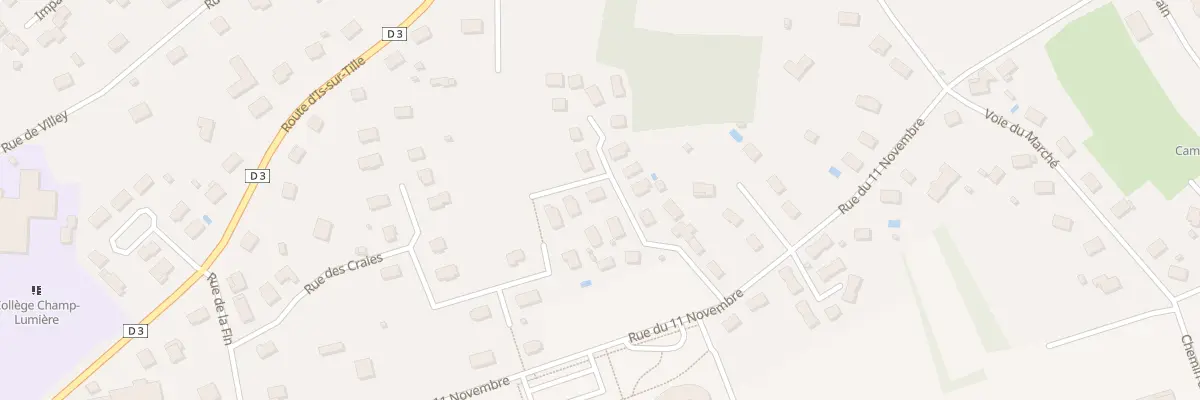 Plan du 16 Rue des Craies à Selongey