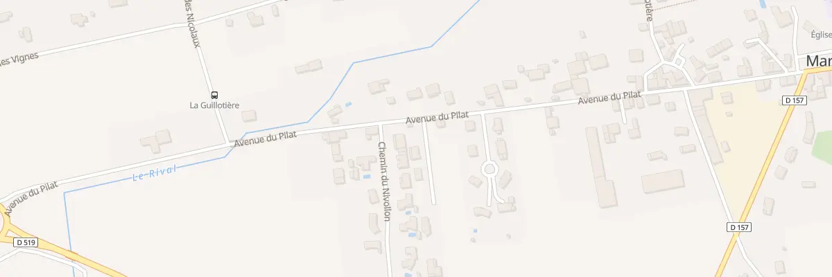 Plan du 595A Av du Pilat à Marcilloles