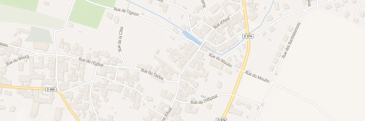 Plan du 33 Rue d’Aval à Til-Châtel