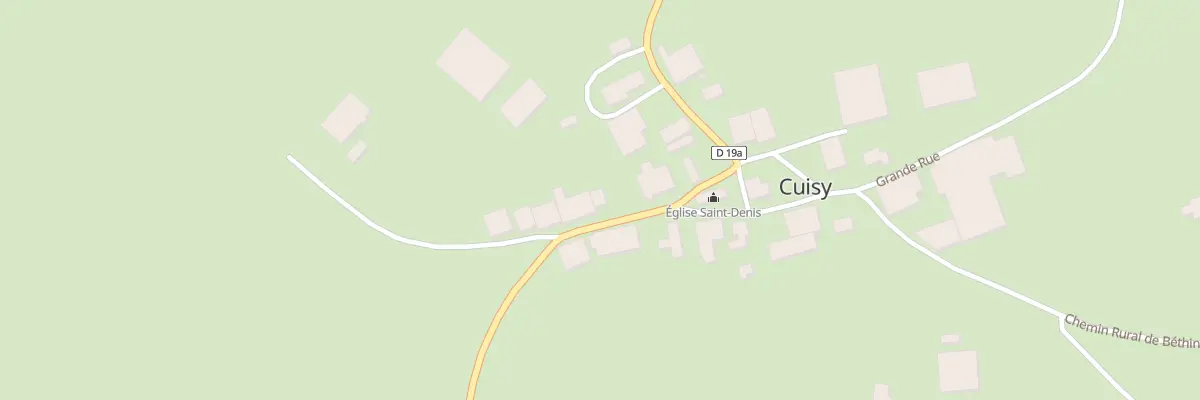 Plan du 8 Gr Grande Rue à Cuisy