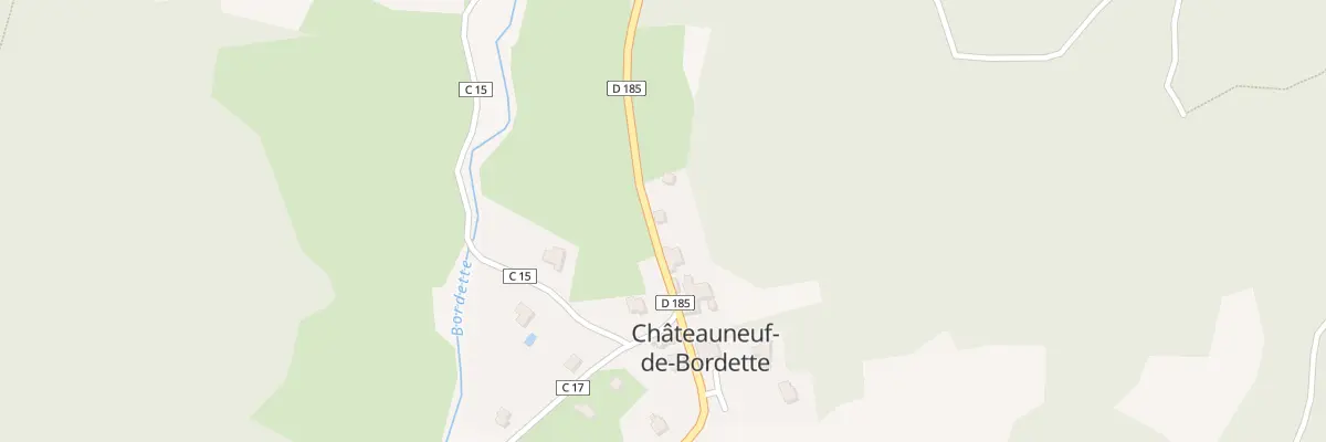 Plan du 5021 Les Gleizes à Châteauneuf-de-Bordette