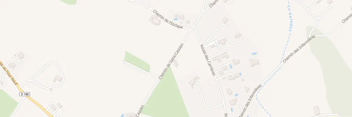 Plan du 350 Che Saint Cassian à Oppède