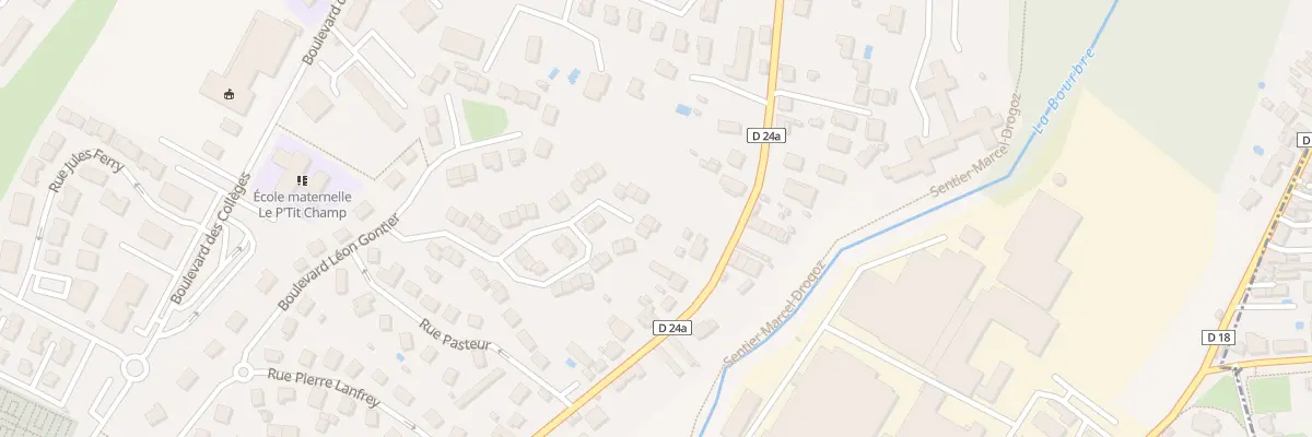 Plan du 34 Rue des Glycines à Pont-de-Chéruy