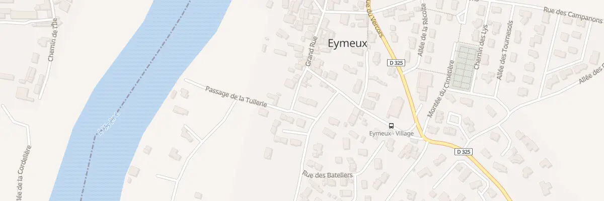 Plan du 30 Pas de la Tuilerie à Eymeux