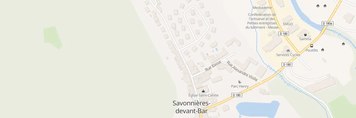 Plan du 26 Rue Maurice Heuillon à Savonnières-devant-Bar