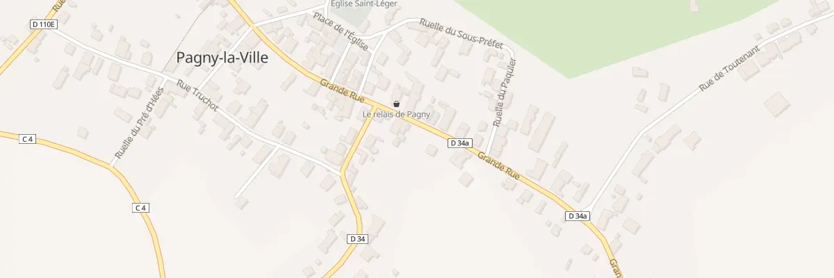 Plan du 48 Grande Rue à Pagny-la-Ville