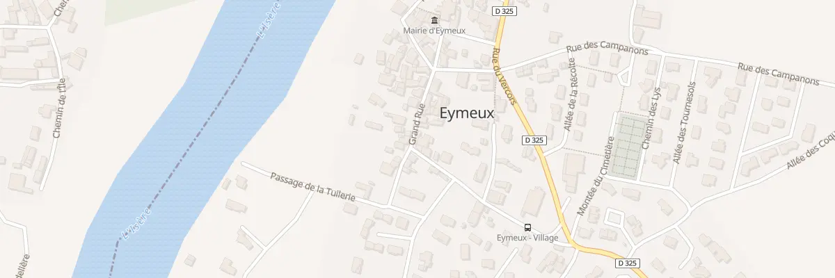 Plan du 129 Grand’Rue à Eymeux