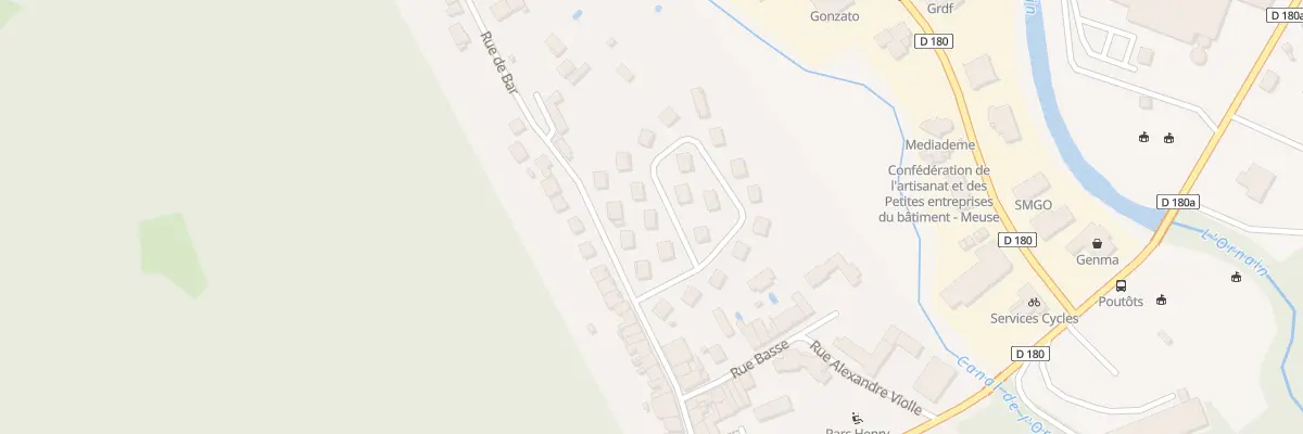Plan du 27 Rue du Lot du Chateau à Savonnières-devant-Bar