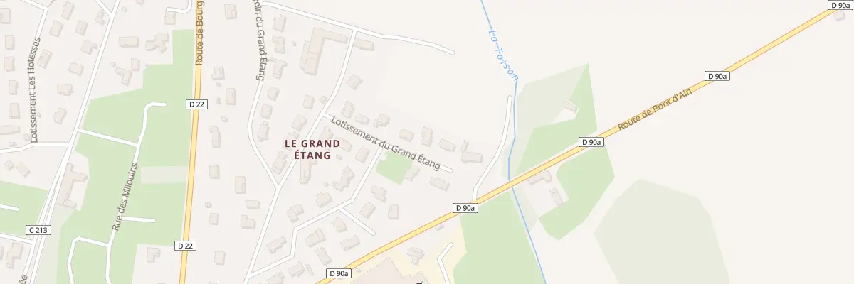 Plan du 19 Lot Le Grand Etang à Chalamont
