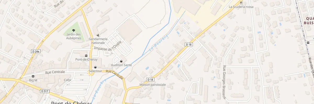 Plan du 11T Rue Giffard à Pont-de-Chéruy