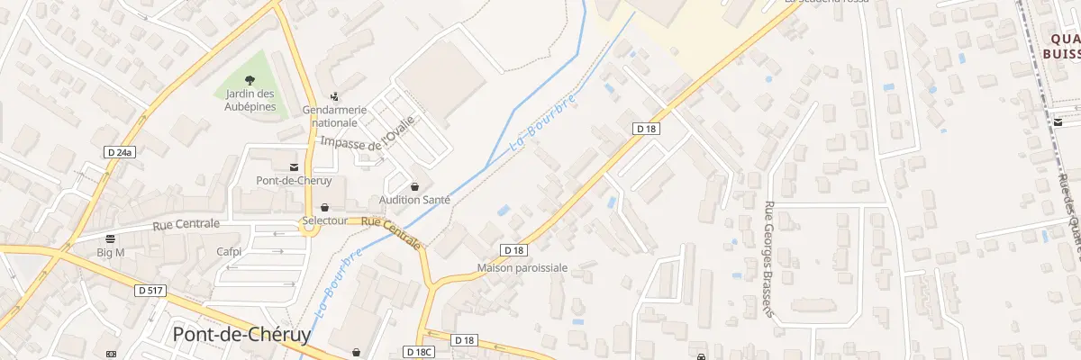 Plan du 9 Rue Giffard à Pont-de-Chéruy