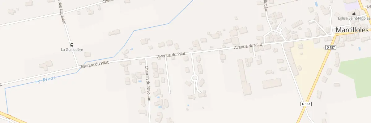 Plan du 485H Av du Pilat à Marcilloles