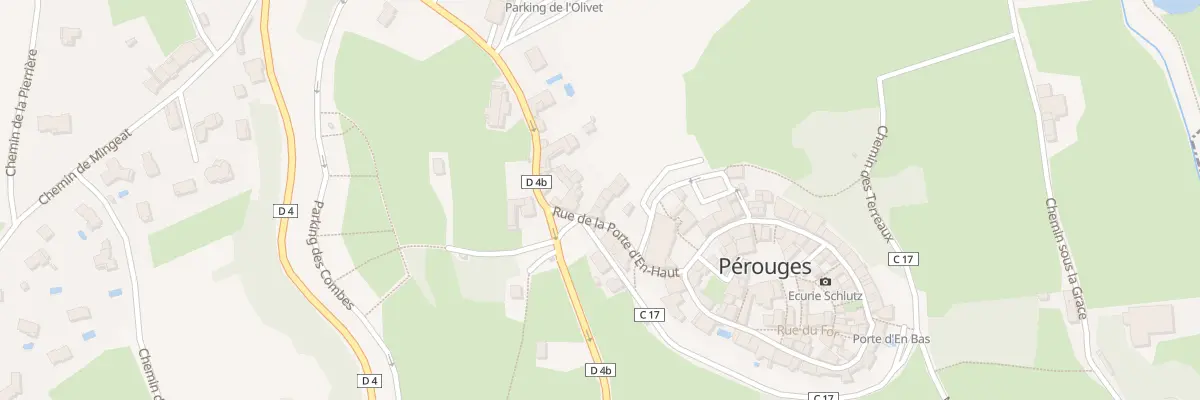Plan du 5185 Rue de la Porte d’En Haut à Pérouges