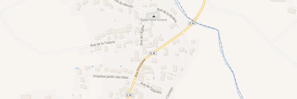Plan du 10 Rue Principale à Aubigny-en-Plaine