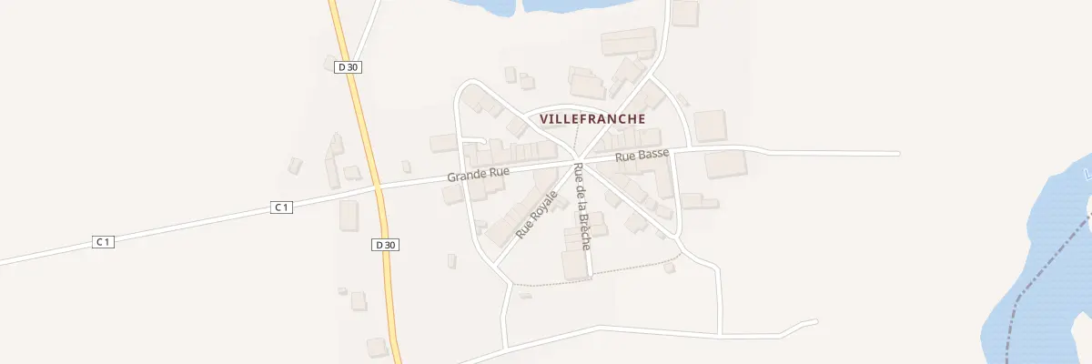 Plan du 1 Gr Grande Rue à Saulmory-Villefranche
