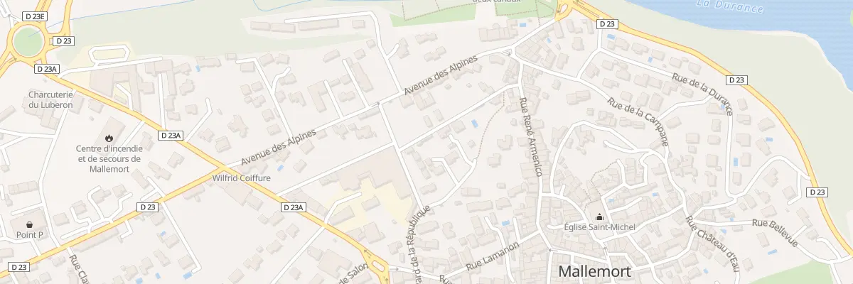 Plan du 5856 Av des Alpines à Mallemort