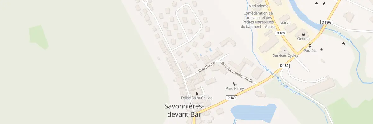 Plan du 19 Rue Maurice Heuillon à Savonnières-devant-Bar